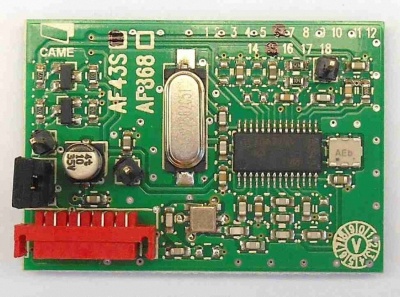  AF43S Came - Плата-радиоприемник 433.92 МГц 